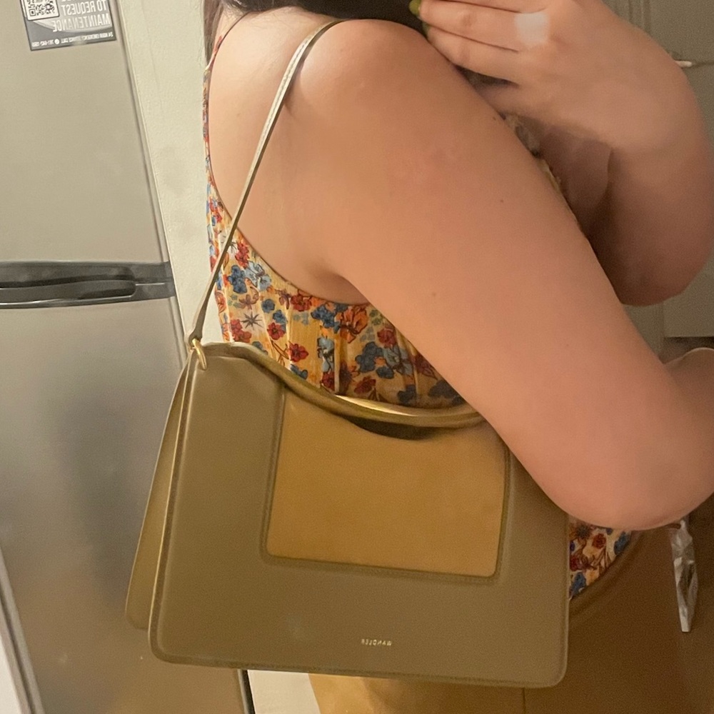 AUTHENTIC NWT Wandler Penelope bag brown leather and suede